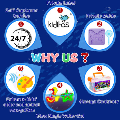 Enchanting Glow 6-Color Magic Water Elf DIY Toy Kit for Creative Kids