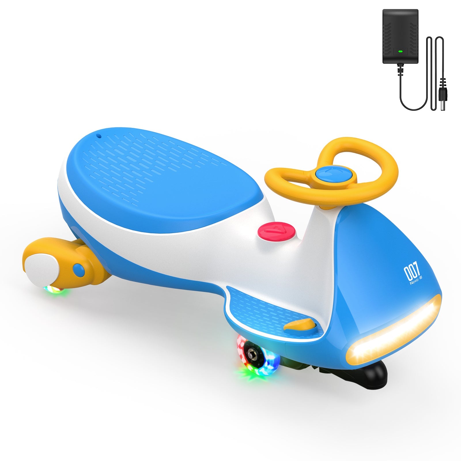 FanttikRide N7 Pro Electric Wiggle Car - 12V Battery, Pedal Ride-On Fun