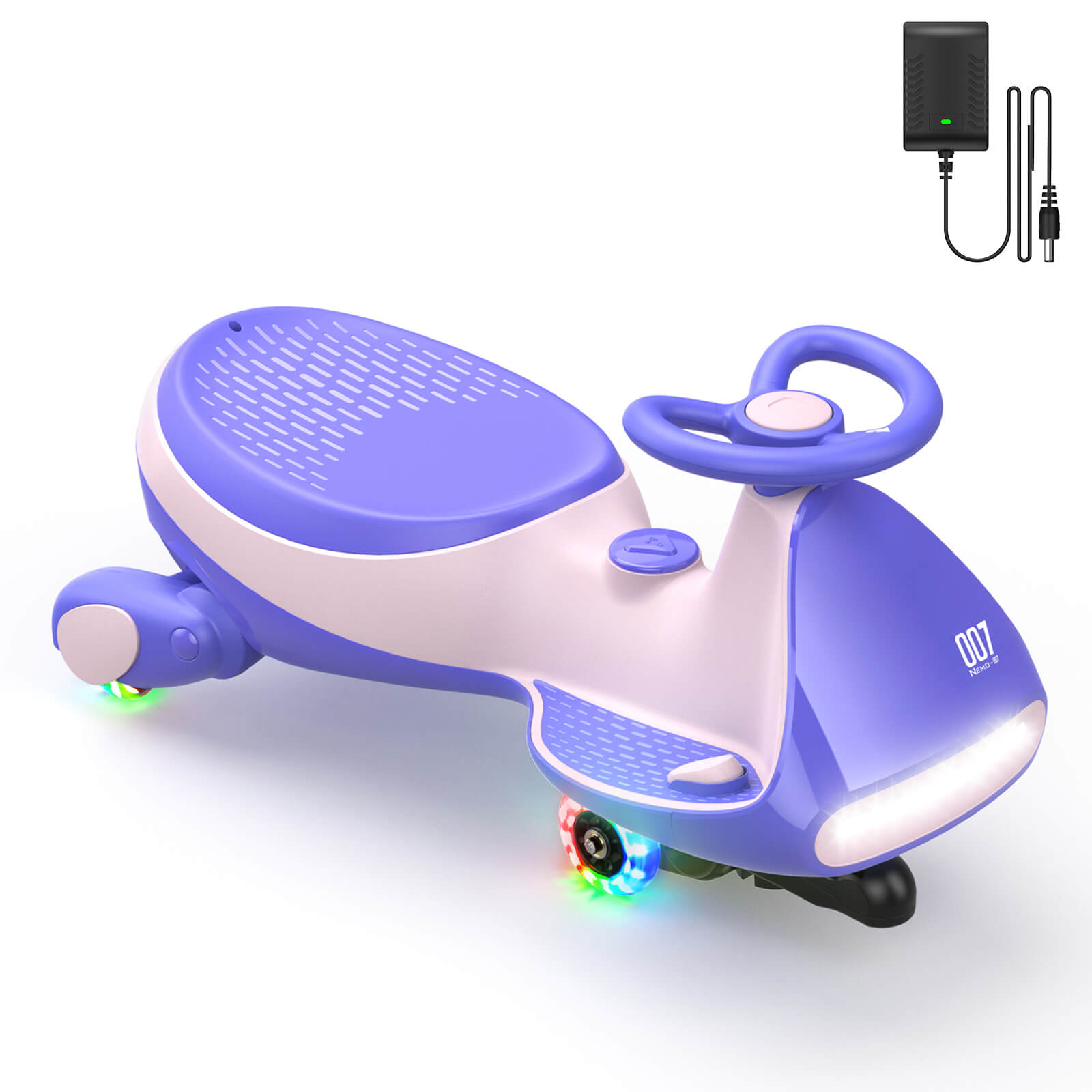 FanttikRide N7 Pro Electric Wiggle Car - 12V Battery, Pedal Ride-On Fun