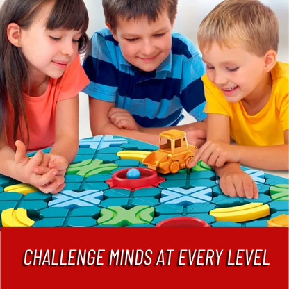 Engaging PuzzlePathway™ Logical Road Builder Game for Kids: STEM Learning Toy