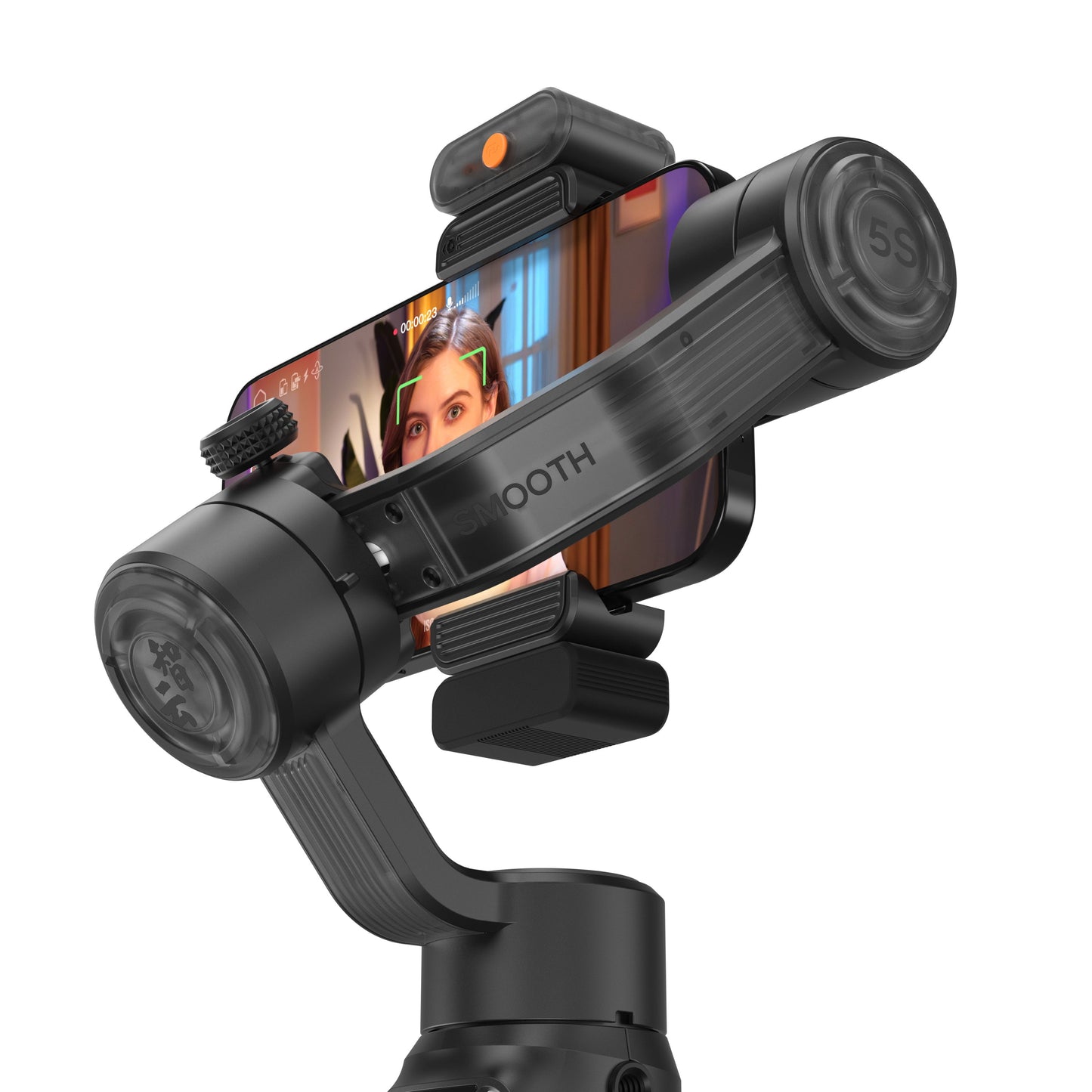 ZHIYUN Smooth 5S AI Advanced Magnetic Tracker Phone Gimbal with Built-in Fill Light