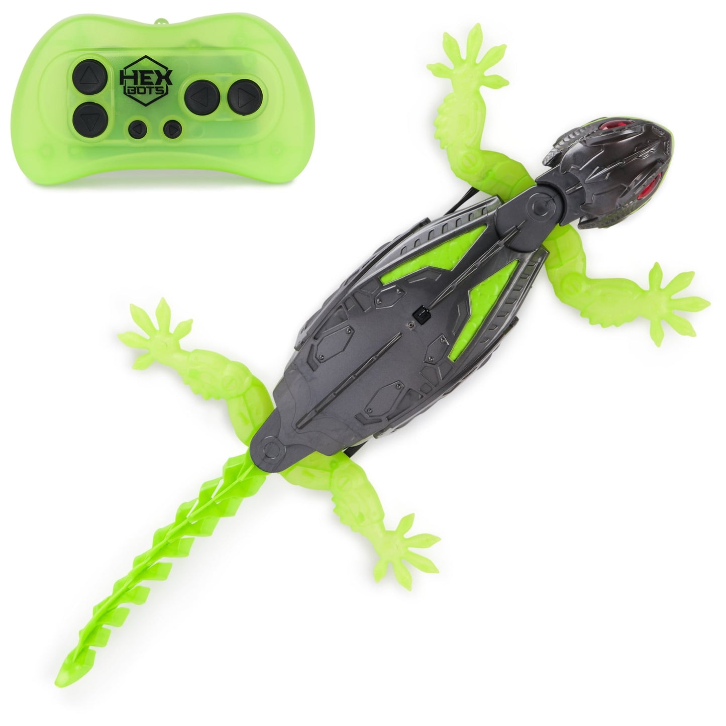 HEX BOTS Wallcrawler Gecko RC Robot Toy for Kids, Climbs Walls!