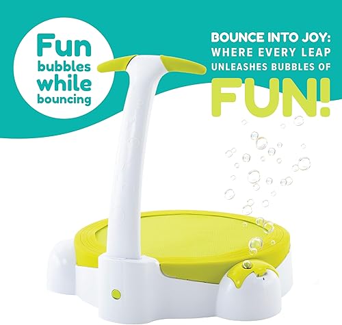 TP Toys Bubble Bouncer Mini Trampoline: Toddler 1-2 Years, Bubbles, Folding Handle