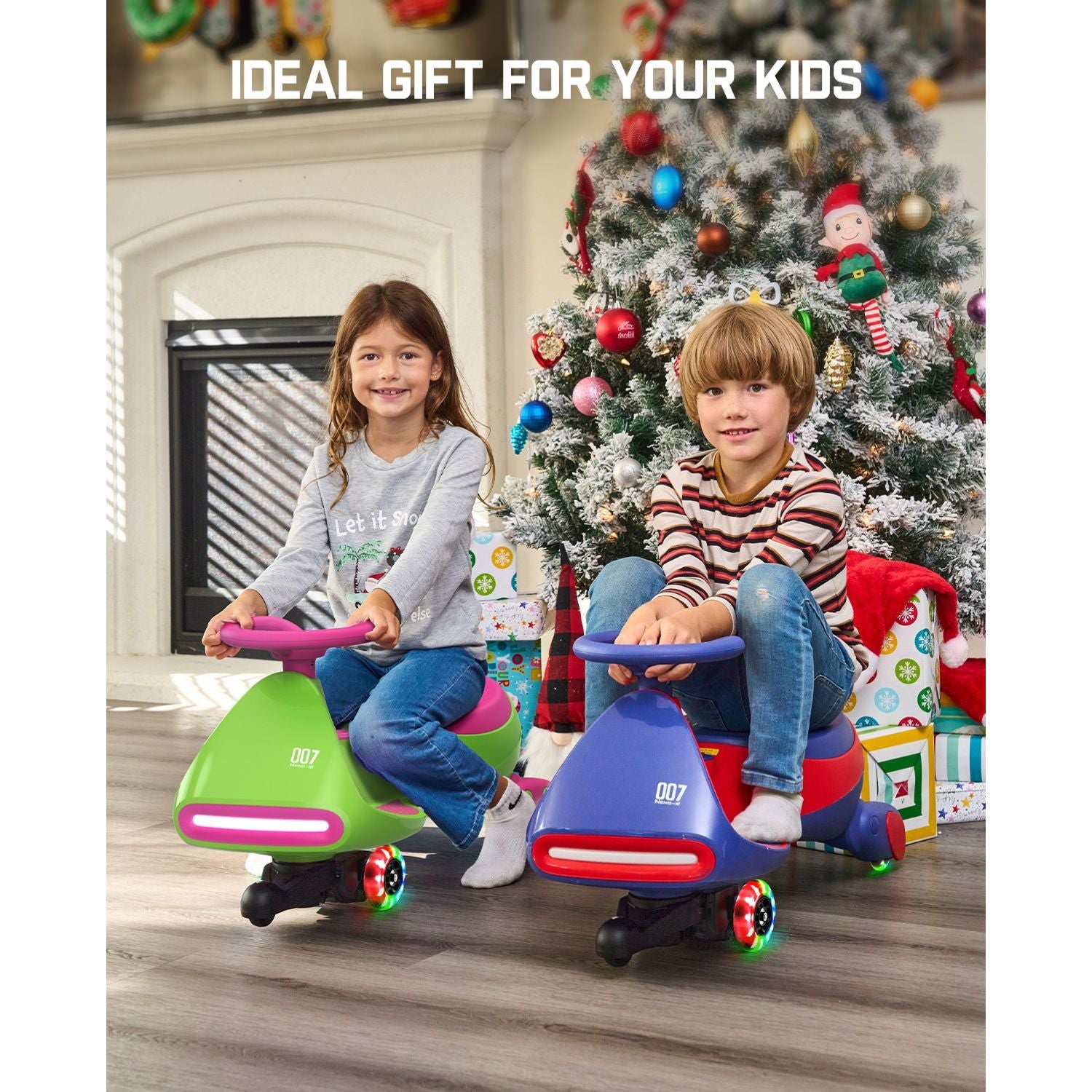 FanttikRide N7 Pro Electric Wiggle Car - 12V Battery, Pedal Ride-On Fun