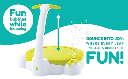 TP Toys Bubble Bouncer Mini Trampoline: Toddler 1-2 Years, Bubbles, Folding Handle