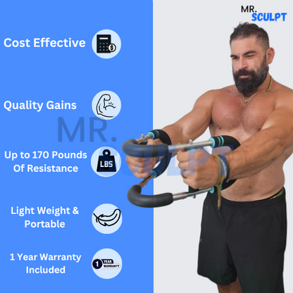 Mr. Sculpt Gorilla Bar: Versatile Resistance Training Strength Workout Bar