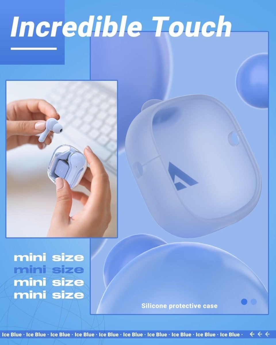ACEFAST Crystal T6 True Wireless Earbuds: Bluetooth 5.0, IPX4 Waterproof