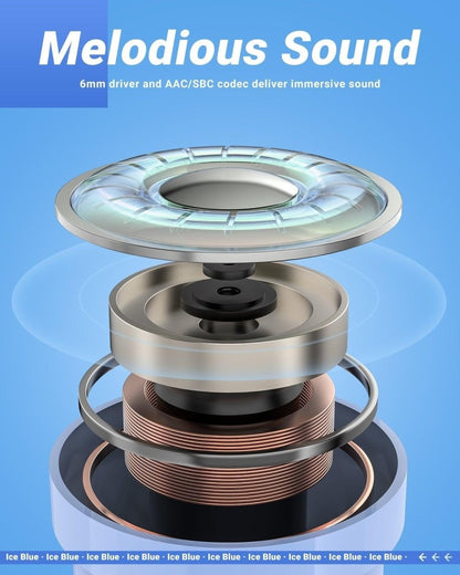 ACEFAST Crystal T6 True Wireless Earbuds: Bluetooth 5.0, IPX4 Waterproof