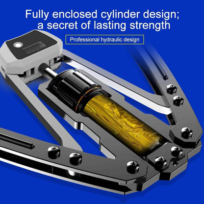 Sakerplus® Adjustable Hydraulic Arm Exerciser: 22-440 lbs Resistance, LCD Counter